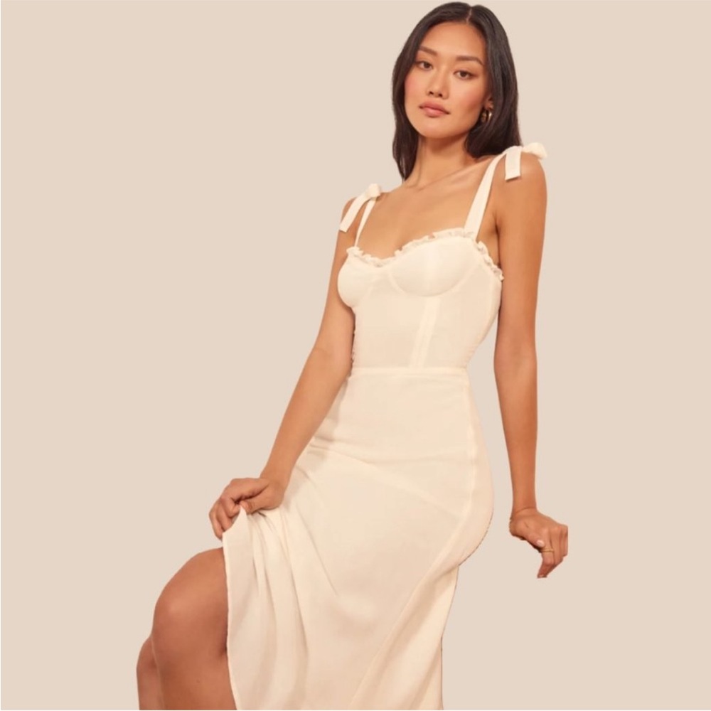 Reformation Nikita dress in ivory NWT - Picture 2 of 7